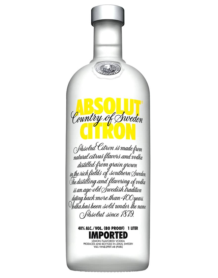 Absolut Citron Vodka 200 ml - Applejack