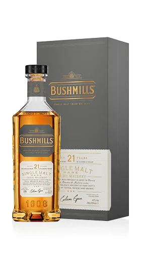 Irish Whiskey Triple Distilled Aged 21 Years Bushmills