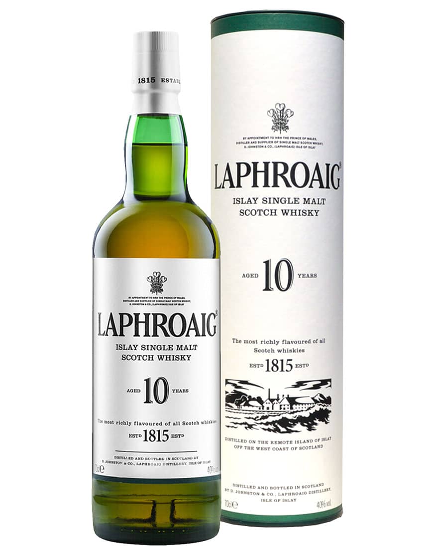 Islay Single Malt Scotch Whisky Aged 10 Years Laphroaig