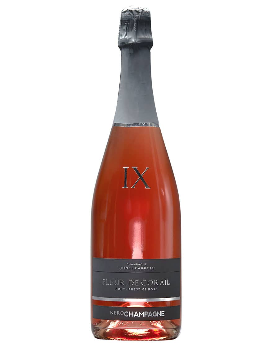 Champagne AOC Brut - Prestige Rosé IX Fleur de Corail Nero Champagne