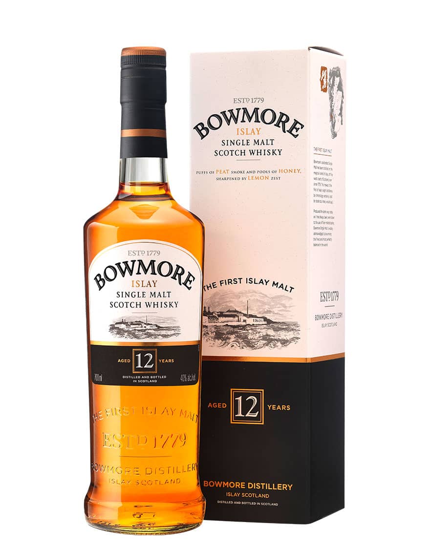 Islay Single Malt Scotch Whisky Aged 12 Years Bowmore