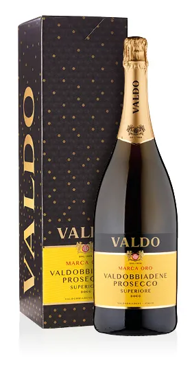 Valdobbiadene Prosecco Superiore Extra Dry DOCG Marca Oro Valdo
