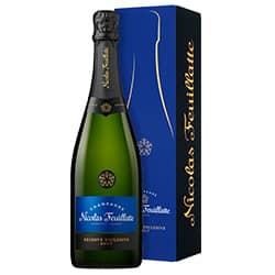 Champagne Brut AOC Réserve Exclusive Nicolas Feuillatte 0,75 ℓ,