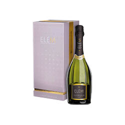 Valdobbiadene Prosecco Superiore DOCG Brut - Special Pack con due bicchieri  Elém