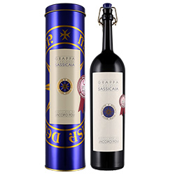 Grappa di Bolgheri Sassicaia ＆ グラスセット Grappa di Sassicaia Poli 500 ㎖, Gift box